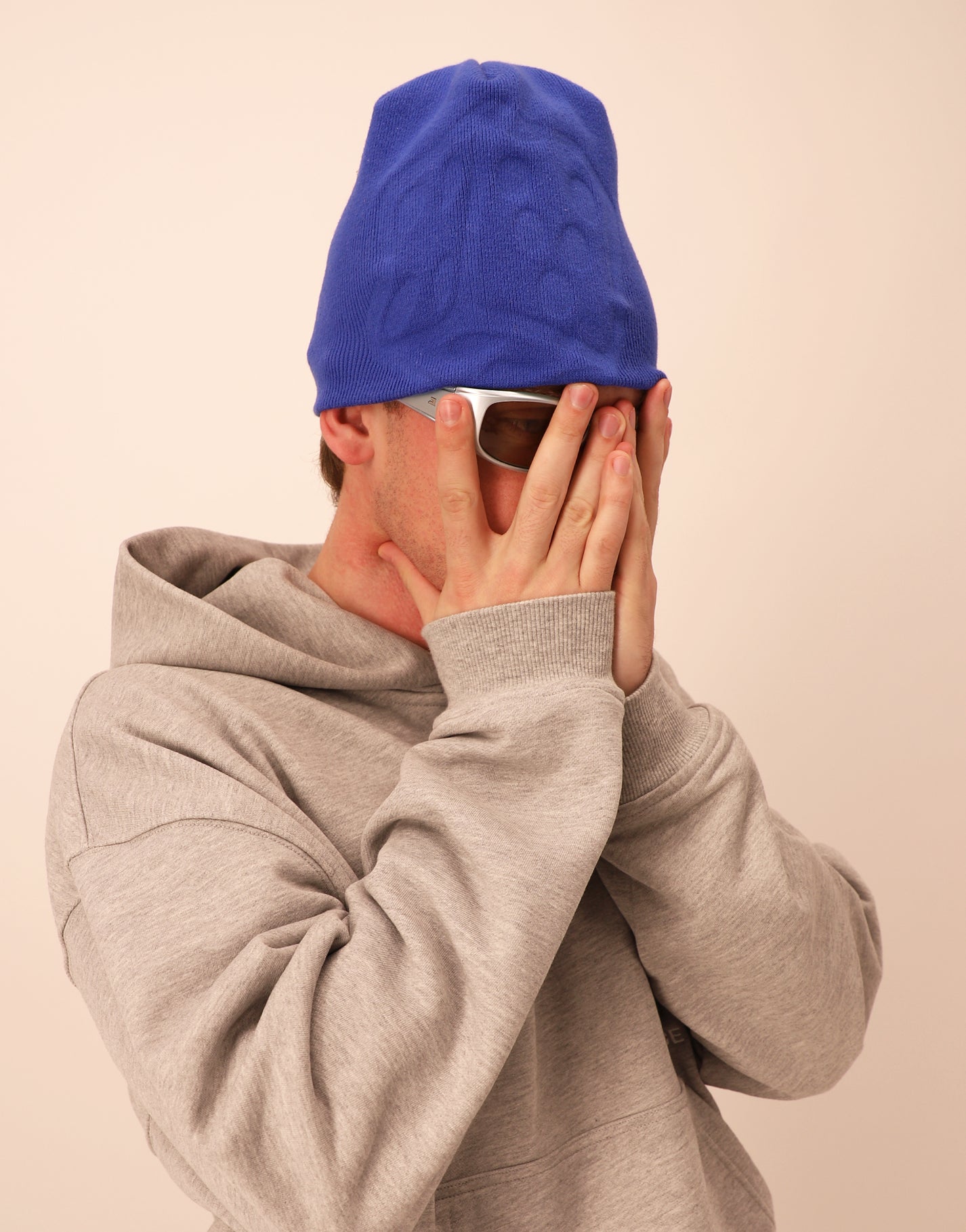 MONOGRAM BEANIE - ESTATE BLUE