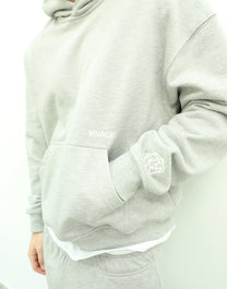 BASIC HOODIE - GREY