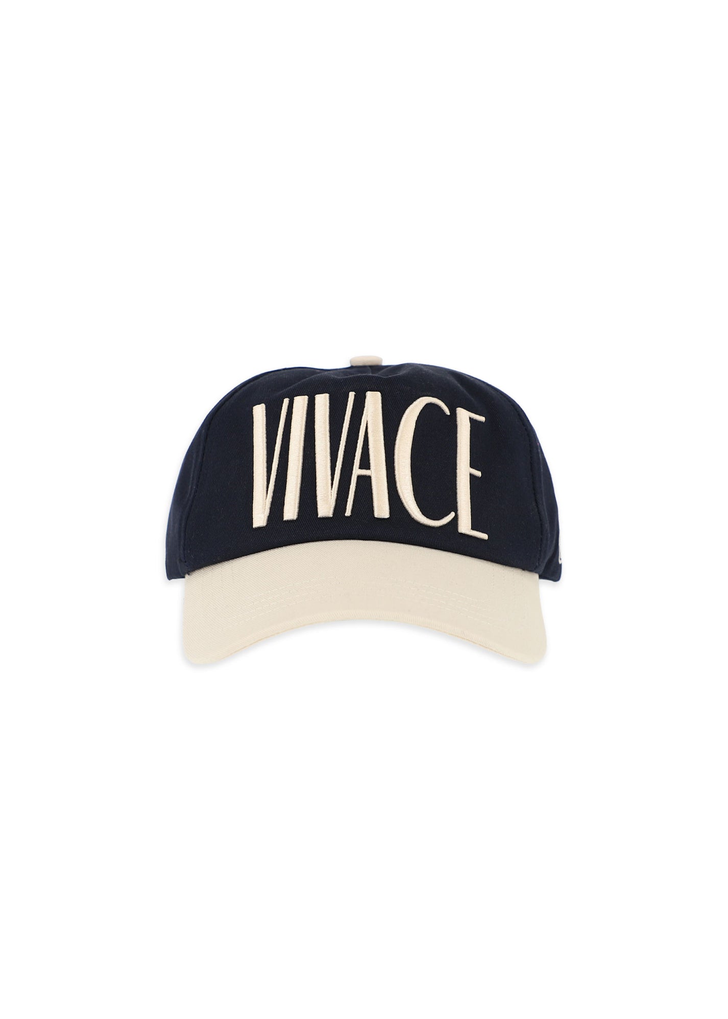 TWO-TONE CAP - NAVY CREAM
