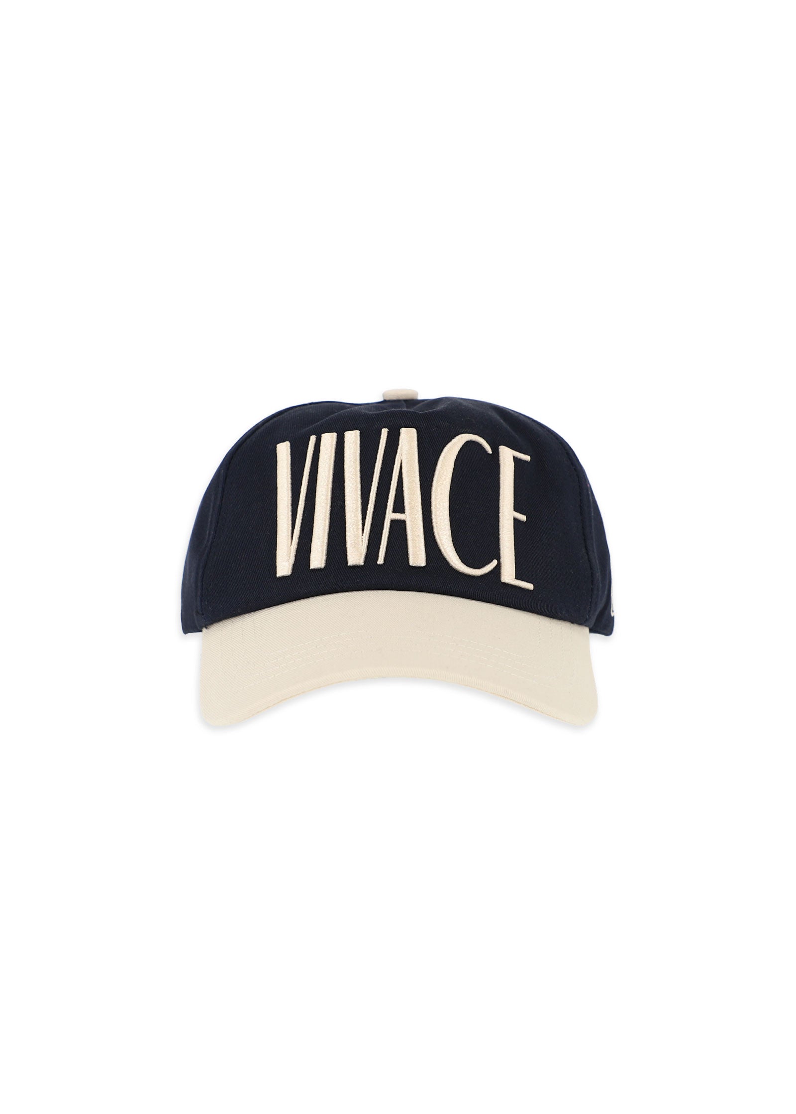 TWO-TONE CAP - NAVY CREAM
