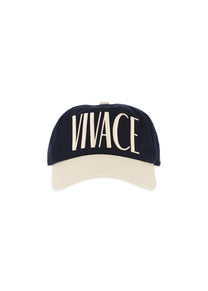 TWO-TONE CAP - NAVY CREAM