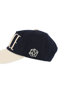 TWO-TONE CAP - NAVY CREAM