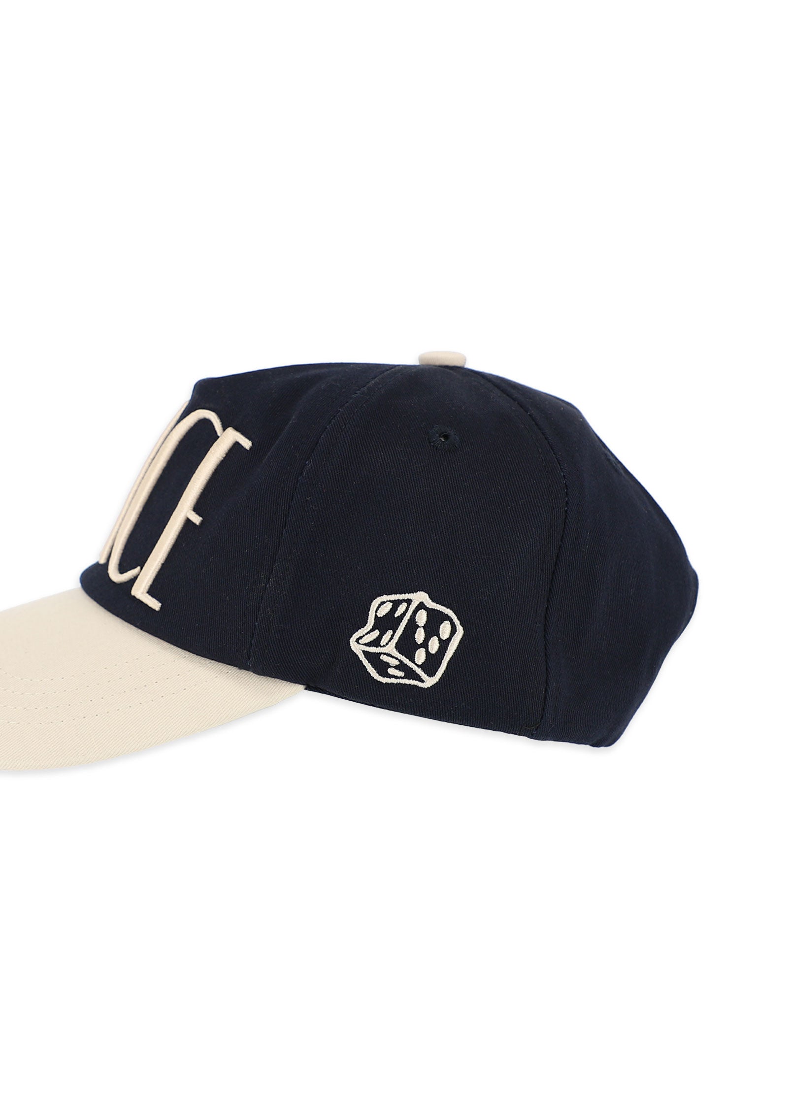 TWO-TONE CAP - NAVY CREAM